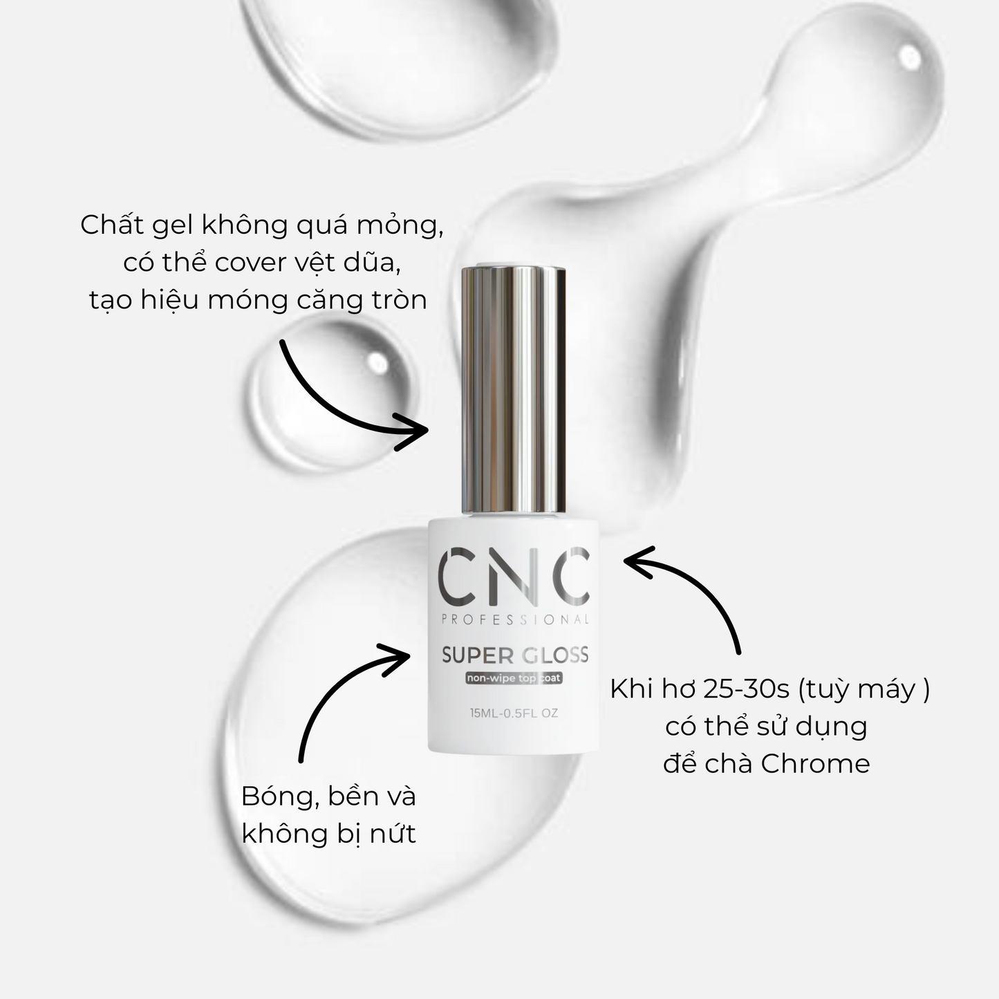 SUPERGLOSS - Non-Wipe Top Coat